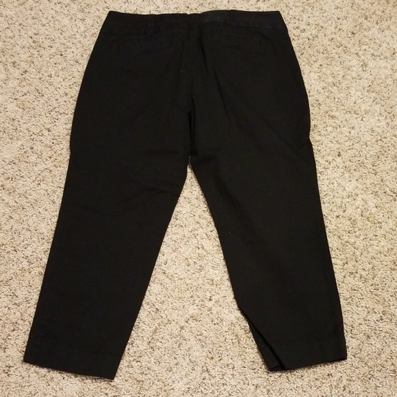 Land's End black capris, size 12 - Picture 3 of 3